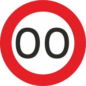 Speed limit Logo PNG Vector