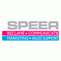 Speer reclame en communicatie Logo Vector