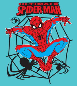 Spiderman hero Logo PNG Vector
