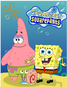 Sponge Bob, Patrick & Gary Logo PNG Vector