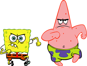 Sponge Bob & Patrick Logo PNG Vector
