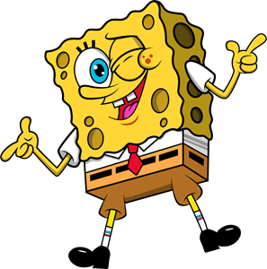 SpongeBob Wink Logo PNG Vector