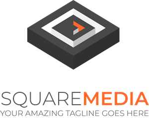 Square media Logo Vector