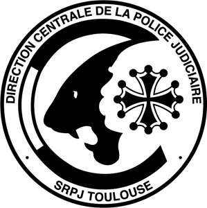 SRPJ Toulouse Police Judiciaire Logo Vector