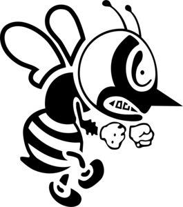 St Ambrose Fighting Bee Logo PNG Vector