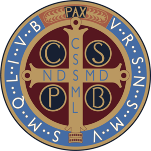St Benedict Medal Logo PNG Vector