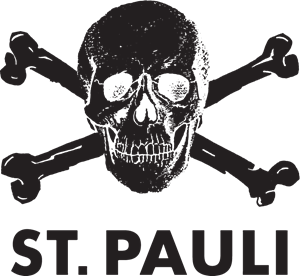 st pauli skull Logo Vector
