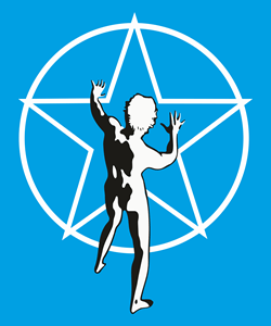 Star Man Logo PNG Vector