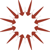 STAR SHAPE ELEMENT Logo PNG Vector
