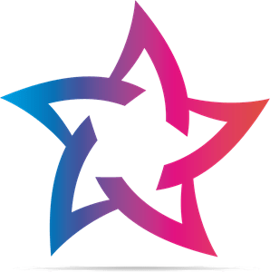 STAR-SHAPED DESIGN ELEMENT Logo PNG Vector