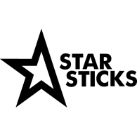 Star Sticks Logo PNG Vector