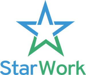 Star Work Logo PNG Vector