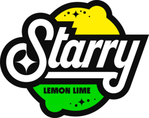 Starry Lemon Lime Soda Logo PNG Vector