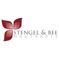 Stengel und Bee Logo Vector