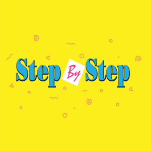 Step by Step TV Show Logo PNG Vector