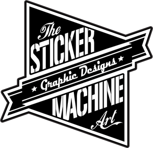 STICKER MACHINE ART Logo Vector