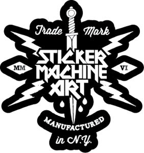 STICKER MACHINE Logo Vector