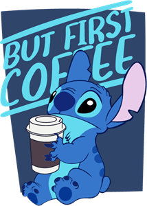 Stitch Coffee Logo Vector
