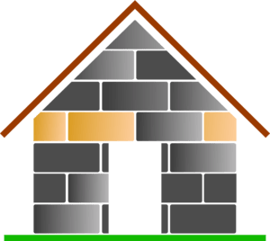 Stone Building Logo Vector