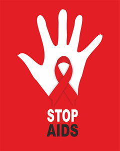 Stop Aids Logo PNG Vector