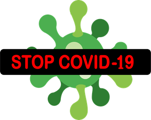 STOP COVID 19 Logo Vector