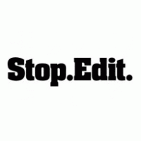 Stop.Edit. Logo PNG Vector