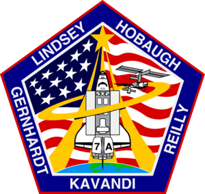 STS-104 Mission Patch Logo PNG Vector