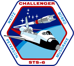 STS-6 Crew Insignia Logo PNG Vector