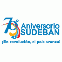 Sudeban Aniversario 70 Años Logo PNG Vector