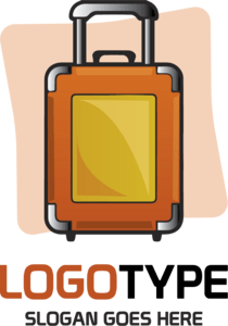 Suitcase Logo PNG Vector