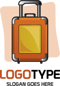 Suitcase Logo PNG Vector (AI) Free Download