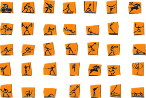 Summer Olympics 2004 pictograms Logo PNG Vector