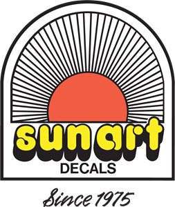 Sun Art Decals Logo PNG Vector