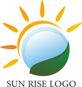 Sun Green Logo PNG Vector