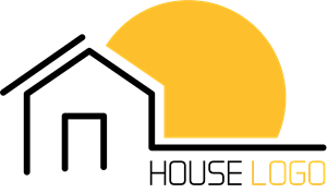 Sun House Logo PNG Vector