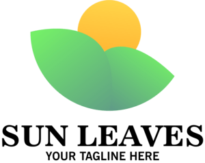 Sun Leaves Company Logo PNG Vector