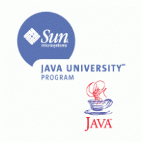 Sun Microsystems Java University Program Logo PNG Vector
