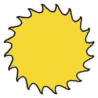 SUN WEATHER SYMBOL Logo PNG Vector