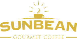 Sunbean Gourmet Coffee Logo Vector
