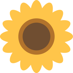 Sunflower Logo PNG Vector