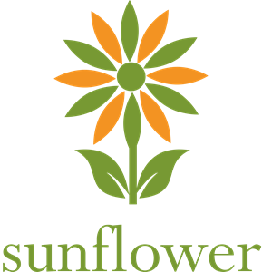 Sunflower Logo Vector
