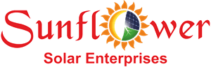 Sunflower Solar Logo PNG Vector