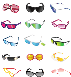 Sunglasses Logo PNG Vector