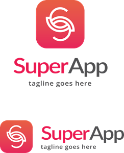 Super app Logo PNG Vector