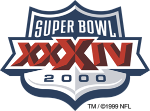 Super Bowl 2000 Logo PNG Vector