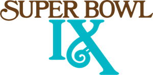 Super Bowl IX Logo PNG Vector