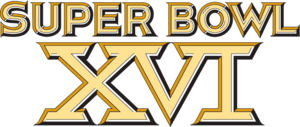 Super Bowl XVI Logo PNG Vector