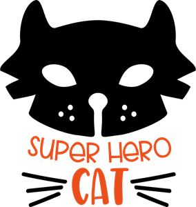 SUPER HERO CAT Logo PNG Vector