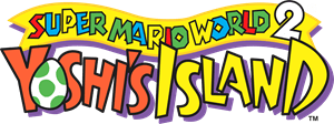 SUPER MARIO WORLD 2 - Yoshi's Island Logo PNG Vector