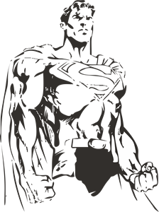Superman strongest Logo PNG Vector